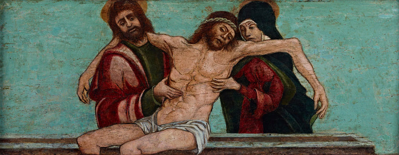 Pietà mit Johannes dem Evangelisten - Giovanni Bellini