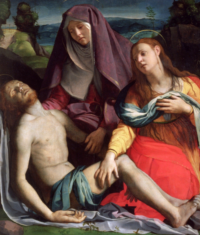 Pietà mit Maria Magdalena - Bronzino