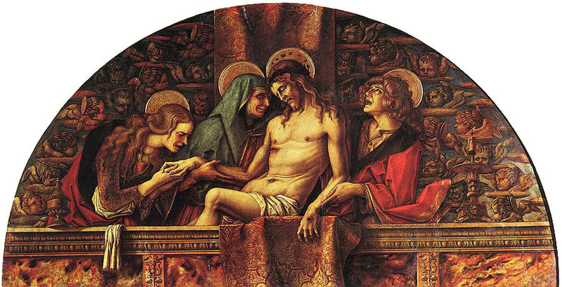 Pietà von Pala di San Pietro di Muralto - Carlo Crivelli