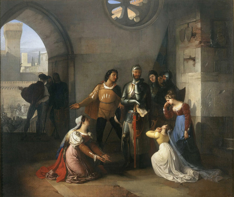 Pietro Rossi Gefangener der Scaligeri - Francesco Hayez
