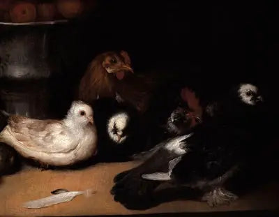 Tauben und Geflügel - Francisco de Goya