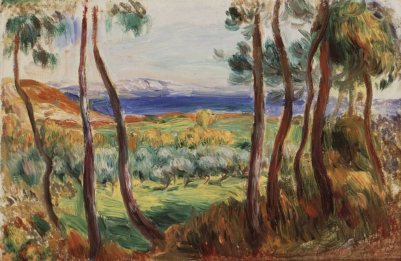 Pins in der Umgebung von Cagnes - Pierre-Auguste Renoir