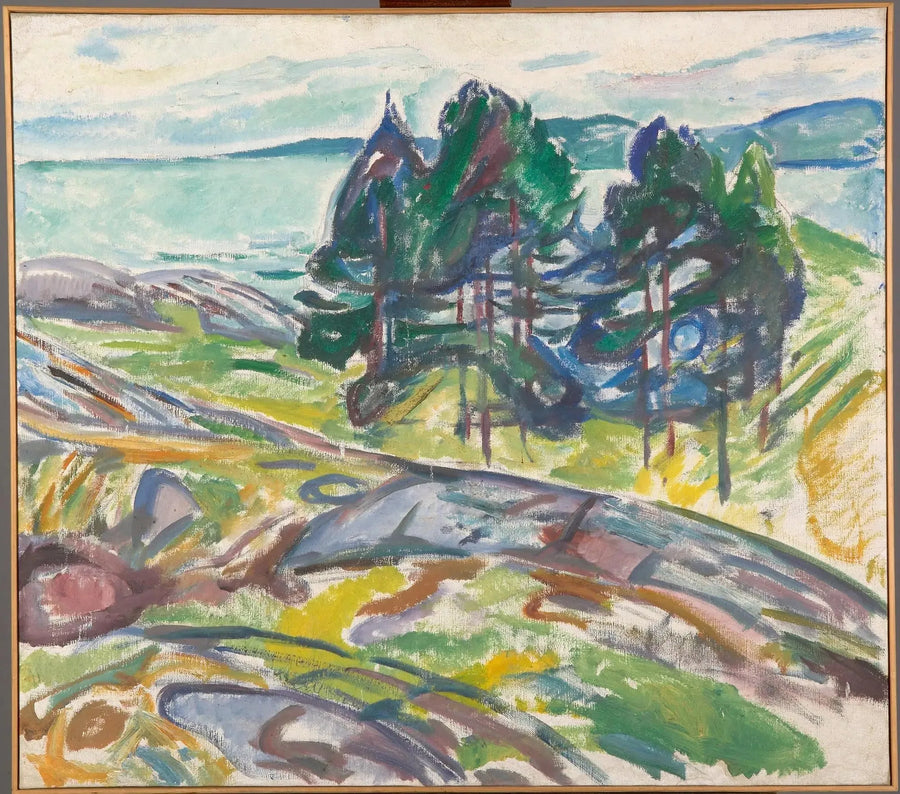 Pins nahe dem Meer - Edvard Munch