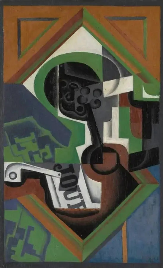 Pipe und Traubenkompottgefäß - Juan Gris