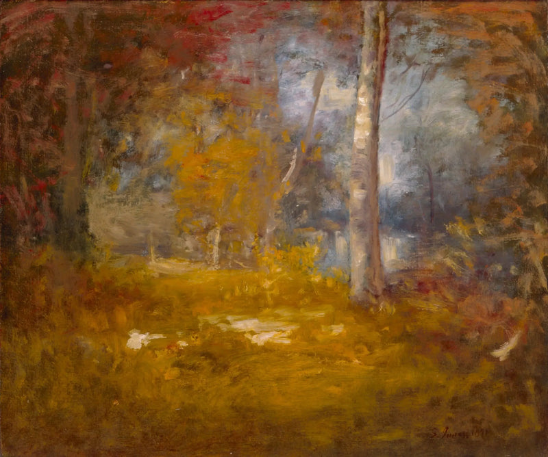 Woodland-Pool - George Inness
