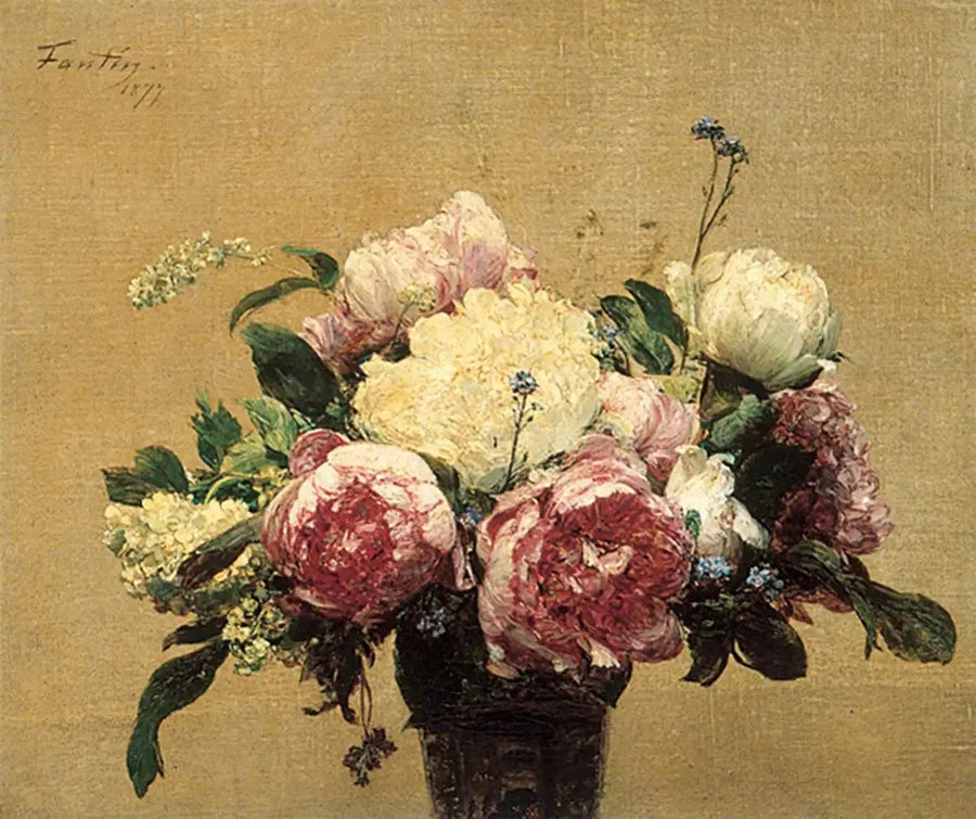 Pfingstrosen - Henri Fantin-Latour