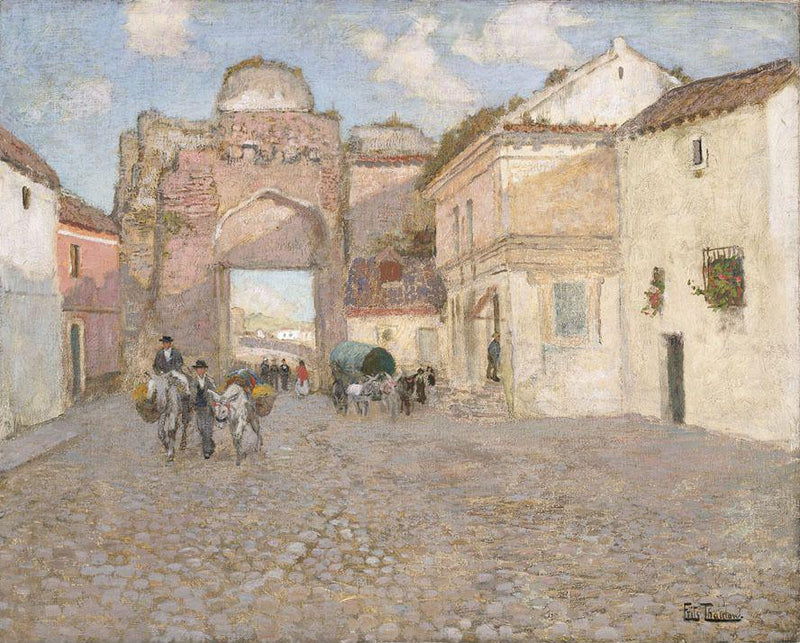 Platz in Cordoba - Frits Thaulow