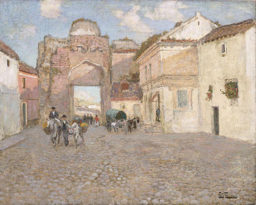 Platz in Cordoba - Frits Thaulow