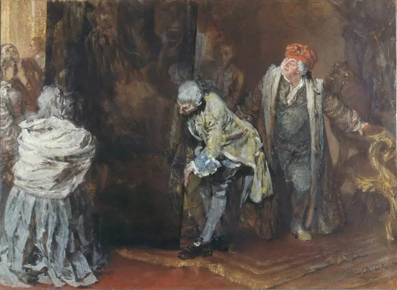 Platz für den großen Raphael - Adolph von Menzel