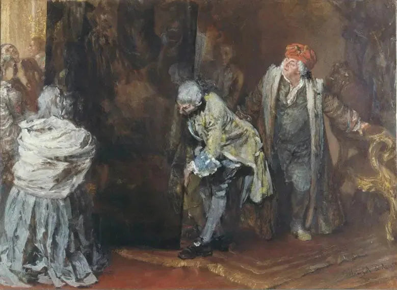 Platz für den großen Raphael - Adolph von Menzel