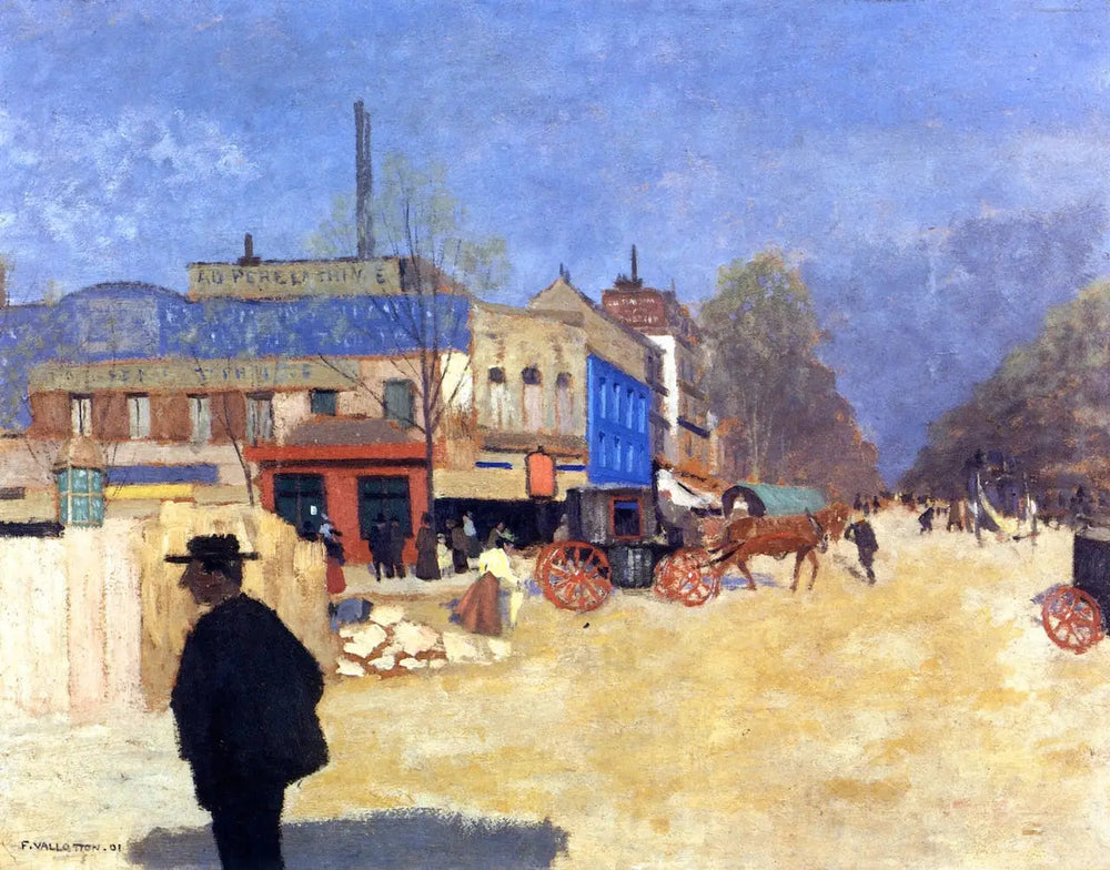 Place Clichy, Paris - Félix Vallotton image 1 tableau peint à l’huile sur toile