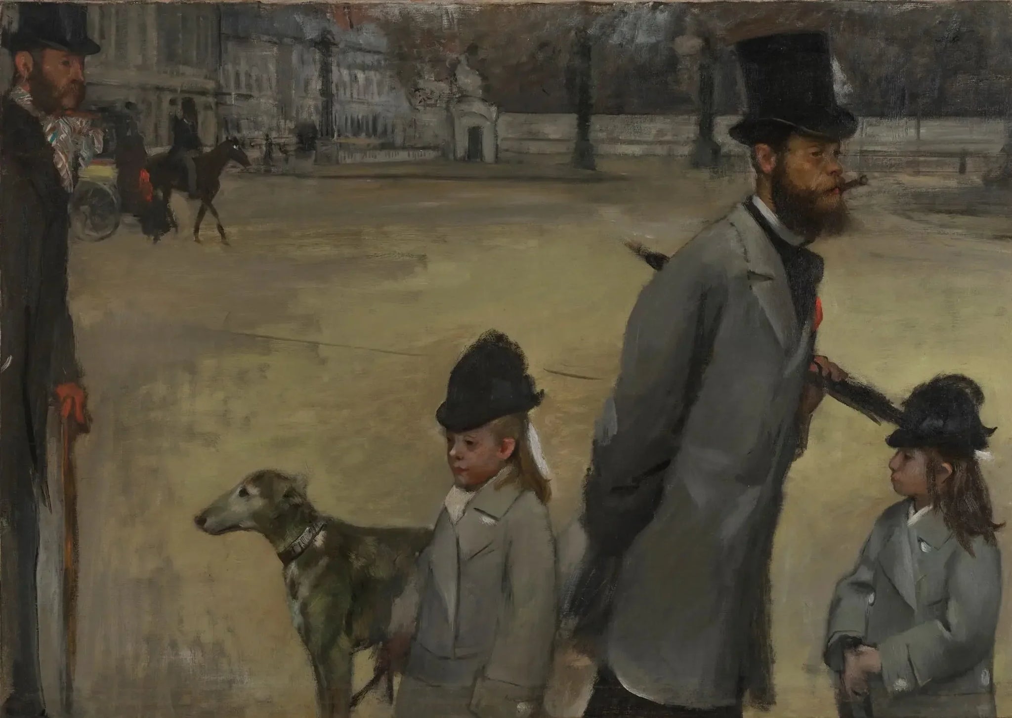 Place de la Concorde - Edgar Degas image 1 tableau peint à l’huile sur toile