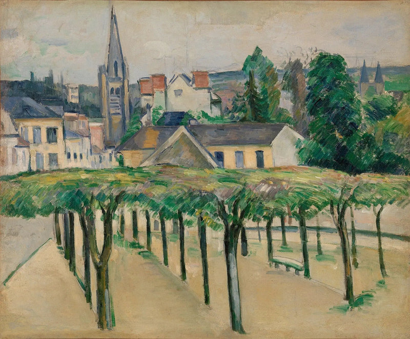 Dorfplatz - Paul Cézanne