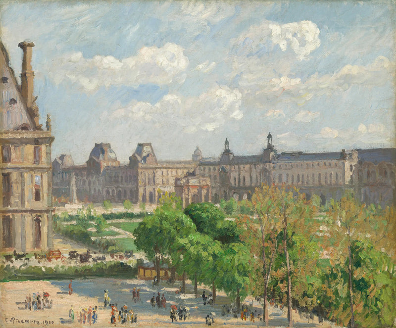 Platz des Carrousel, Paris - Camille Pissarro