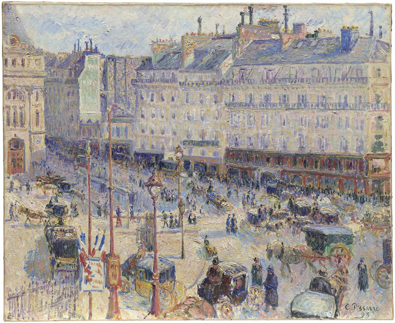 Platz des Havre, Paris - Camille Pissarro