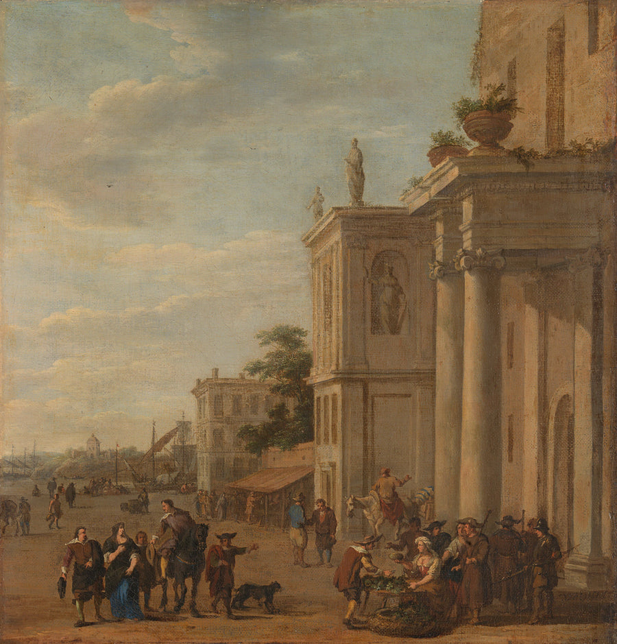 Place du marché italien - Jacob van der Ulft