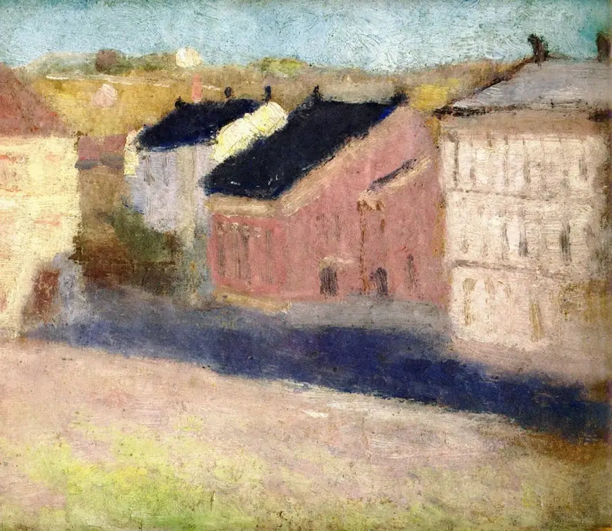 Platz Olaf Rye nach Südosten - Edvard Munch