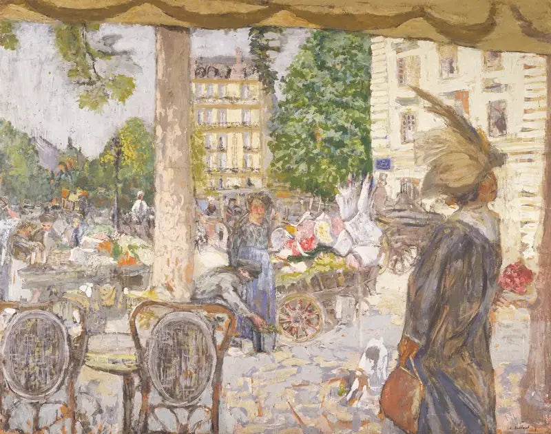 Place Saint-Augustin - Édouard Vuillard