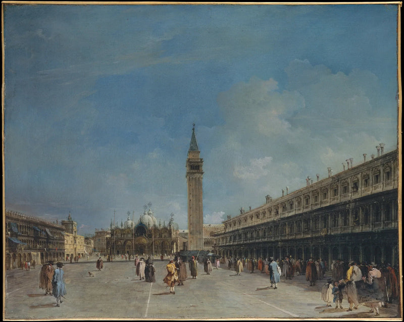 Platz Saint-Marc - Francesco Guardi