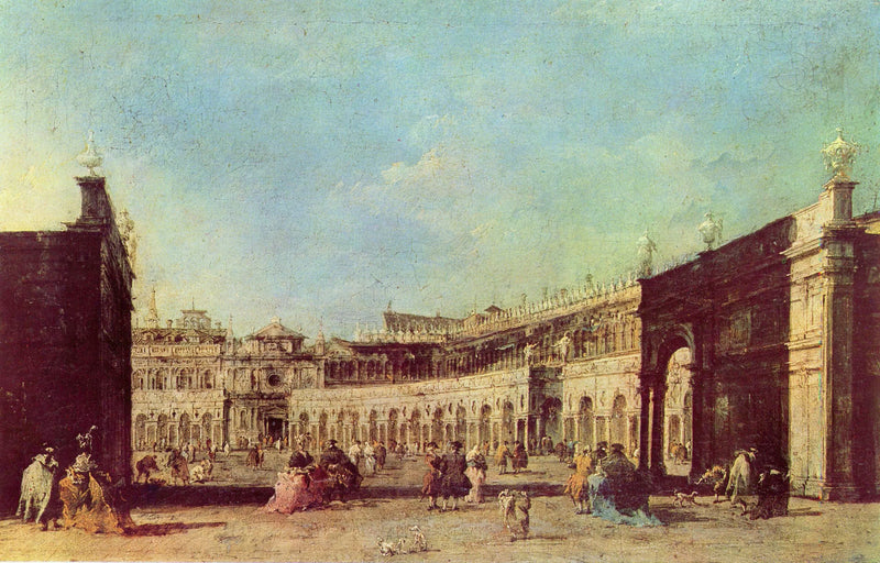 Platz Saint-Marc - Francesco Guardi