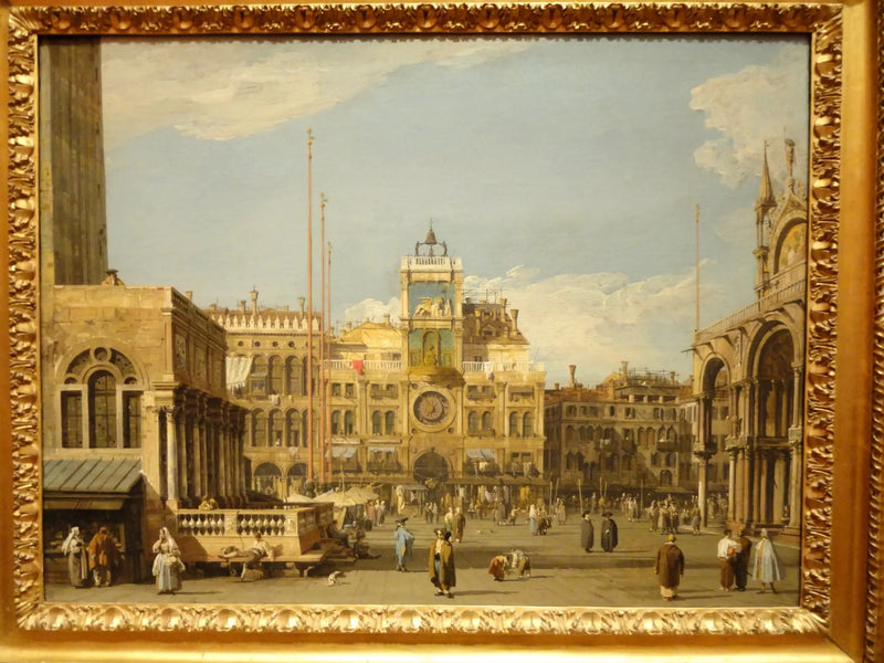 Place Saint-Marc : die Uhrturm - Canaletto