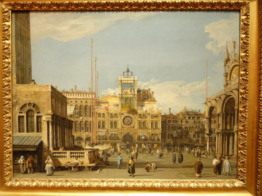 Place Saint-Marc : die Uhrturm - Canaletto
