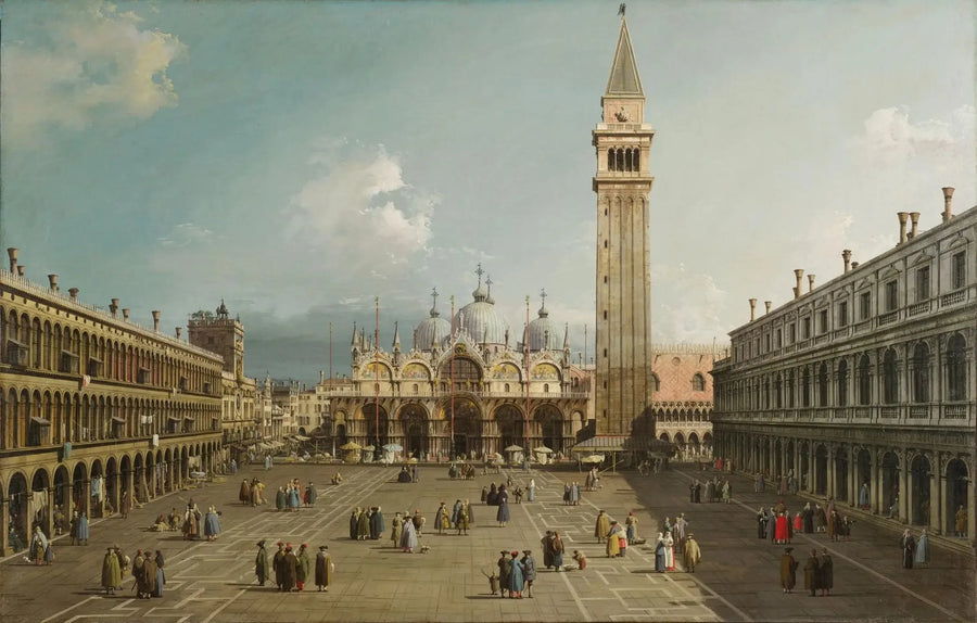Platz San Marco, Venedig - Canaletto