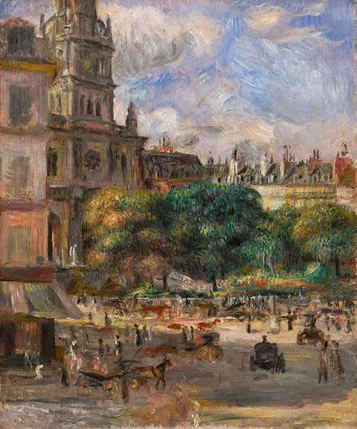 Place de la Trinité, Paris - Pierre-Auguste Renoir