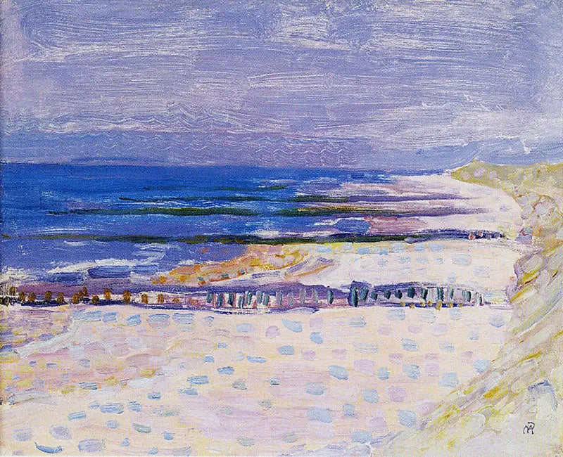 Fünf-Pier-Strand in Domburg - Piet Mondrian