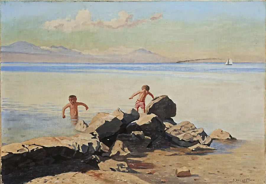Bellerive Strand in Ouchy - Félix Vallotton