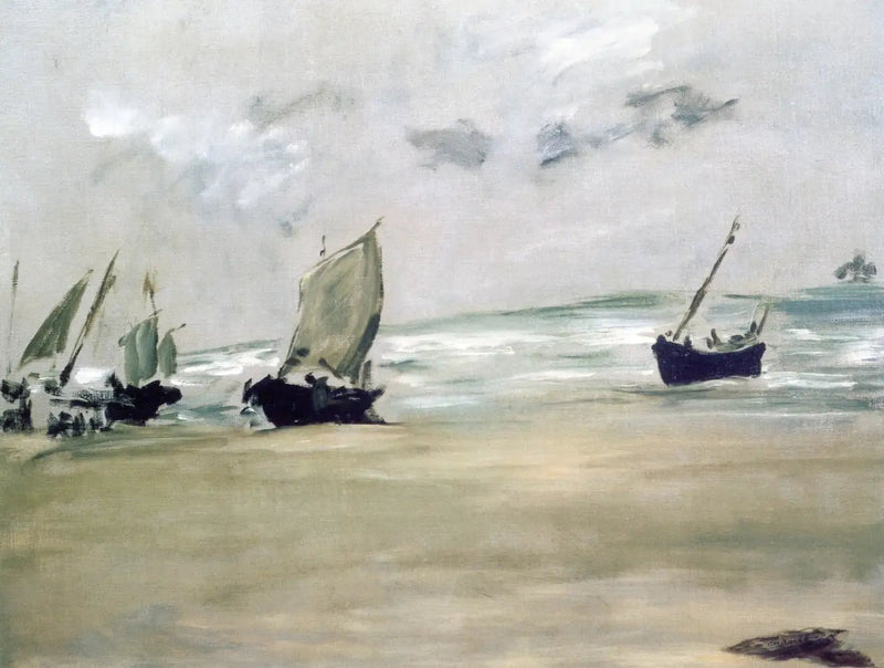 Strand von Berck-sur-Mer bei Niedrigwasser - Édouard Manet