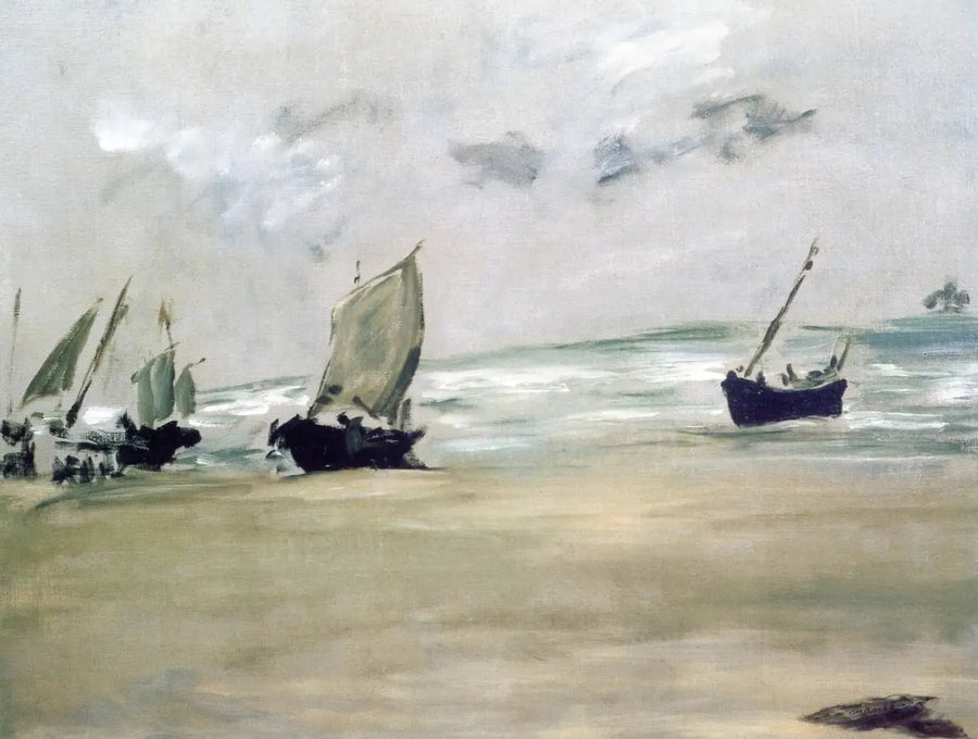 Strand von Berck-sur-Mer bei Niedrigwasser - Édouard Manet
