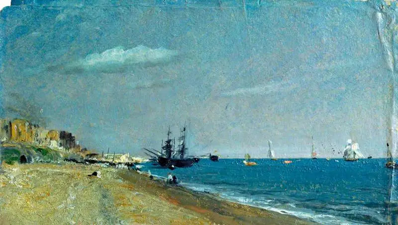 Brighton Strand mit Colliers - John Constable