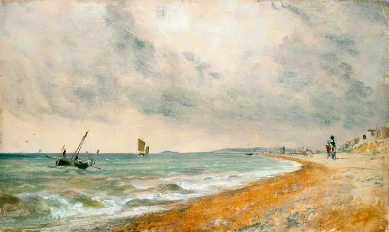 Hove Strand mit Fischerbooten - John Constable