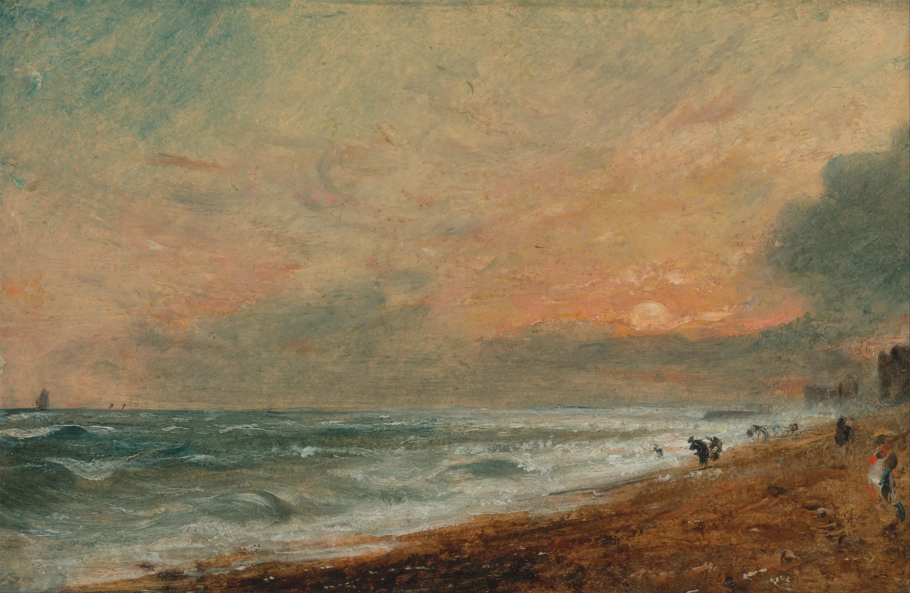 Plage de Hove - John Constable image 1 reproduction réalisée par Alpha Reproduction