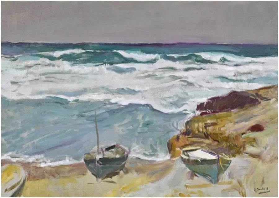 Strand von La Caleta, Malaga - Joaquín Sorolla
