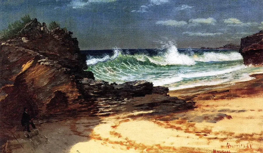Nassau Strand - Albert Bierstadt