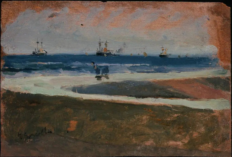 Strand von Valencia - Joaquín Sorolla