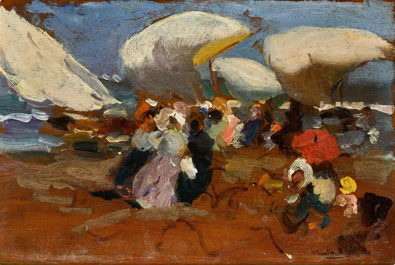 Strand von Valencia - Joaquín Sorolla