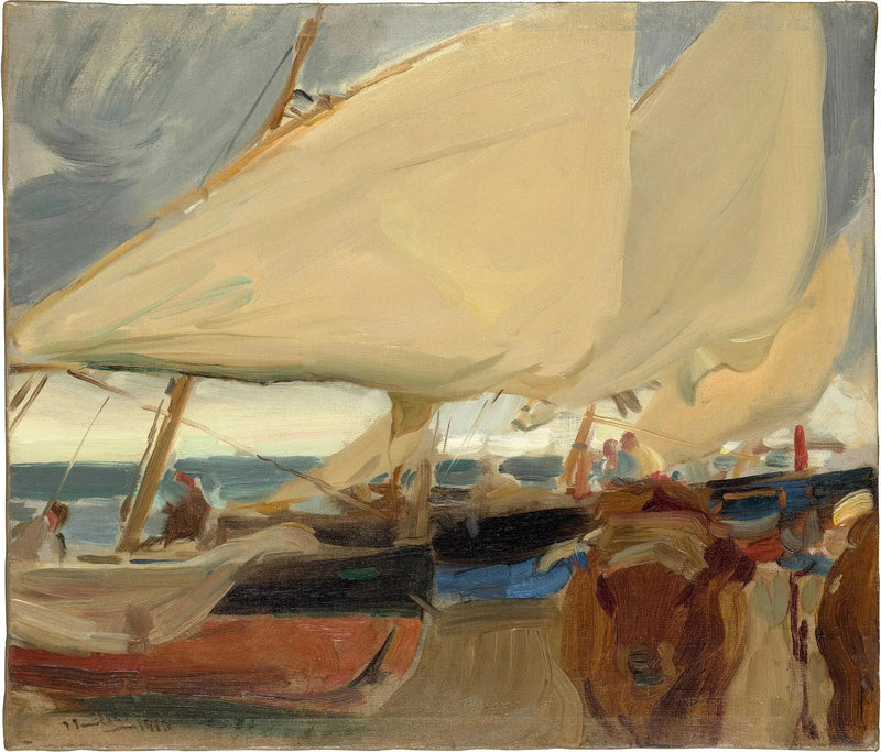 Strand von Valencia - Joaquín Sorolla