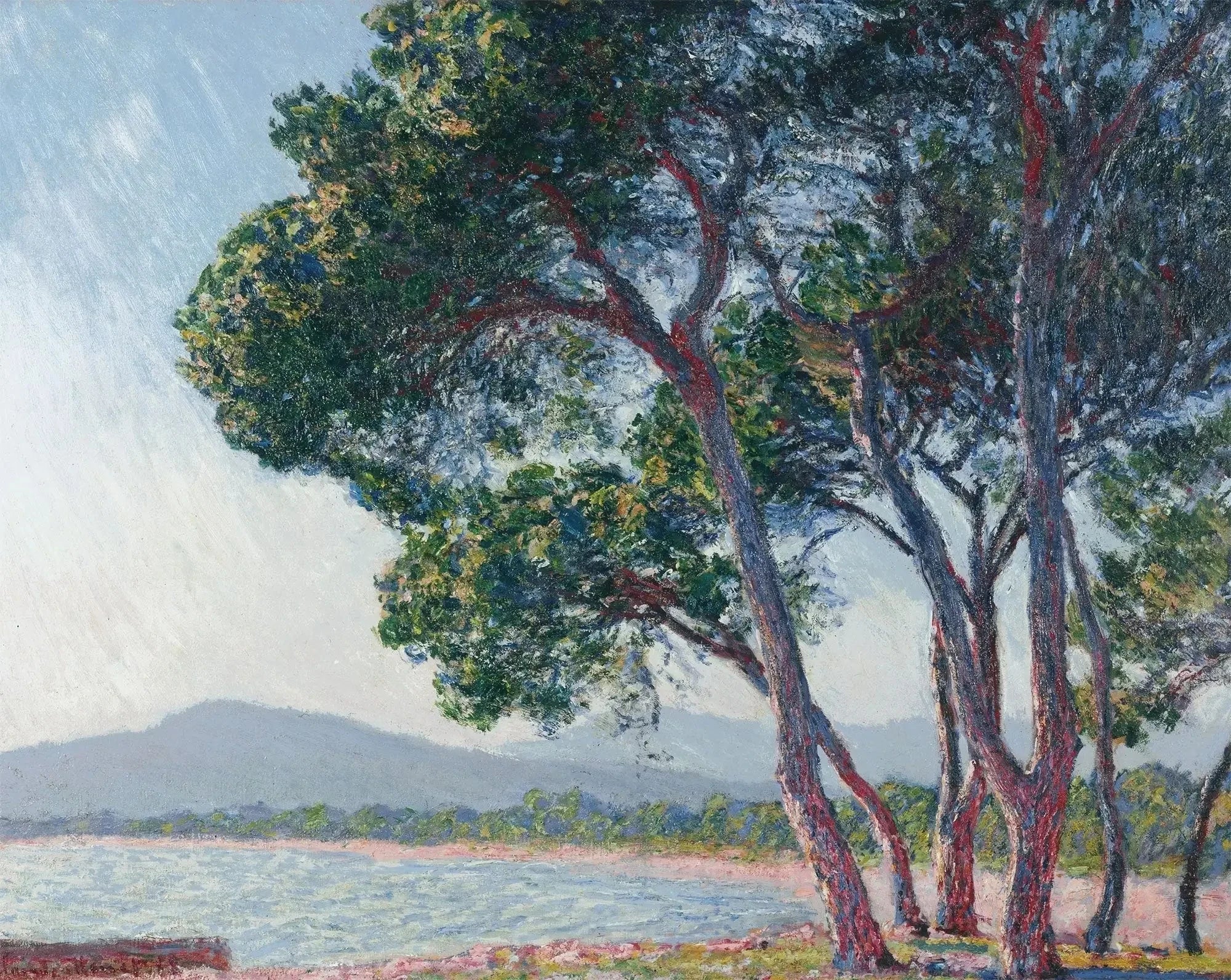 Plage de Juan-les-Pins W1187 par Claude Monet