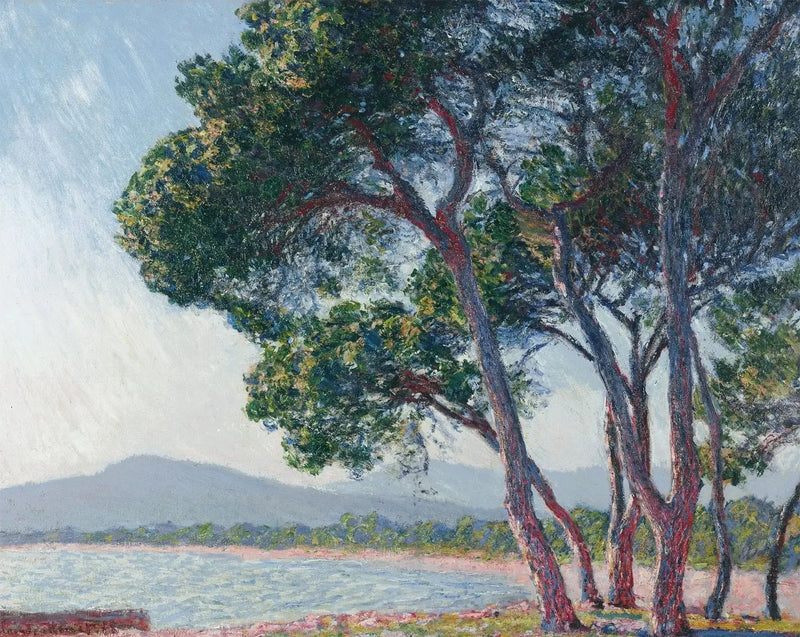 Juan-les-Pins Beach W1187 - Claude Monet
