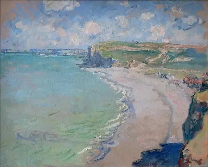 La Plage de Pourville W807 par Claude Monet, Musée national de Poznań