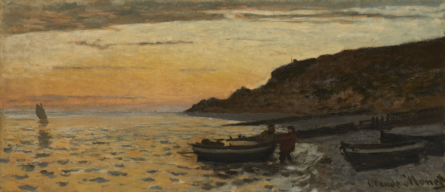 Der Strand von Sainte-Adresse - Claude Monet