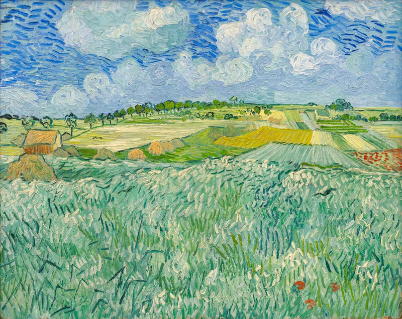 Ebene bei Auvers - Vincent van Gogh