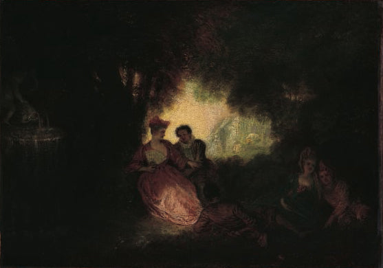 Sommerliches Vergnügen - Antoine Watteau