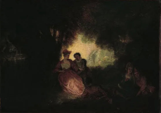 Sommerliches Vergnügen - Antoine Watteau