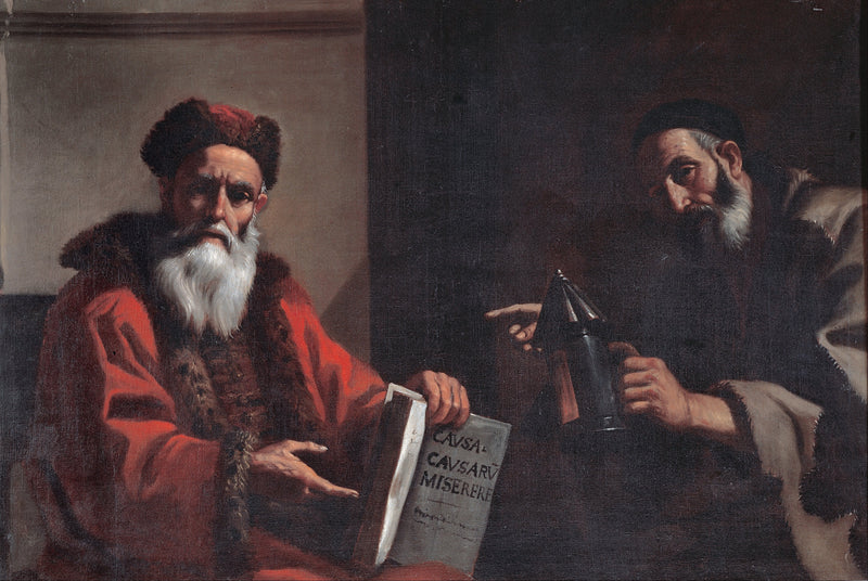 Platon und Diogenes - Mattia Preti