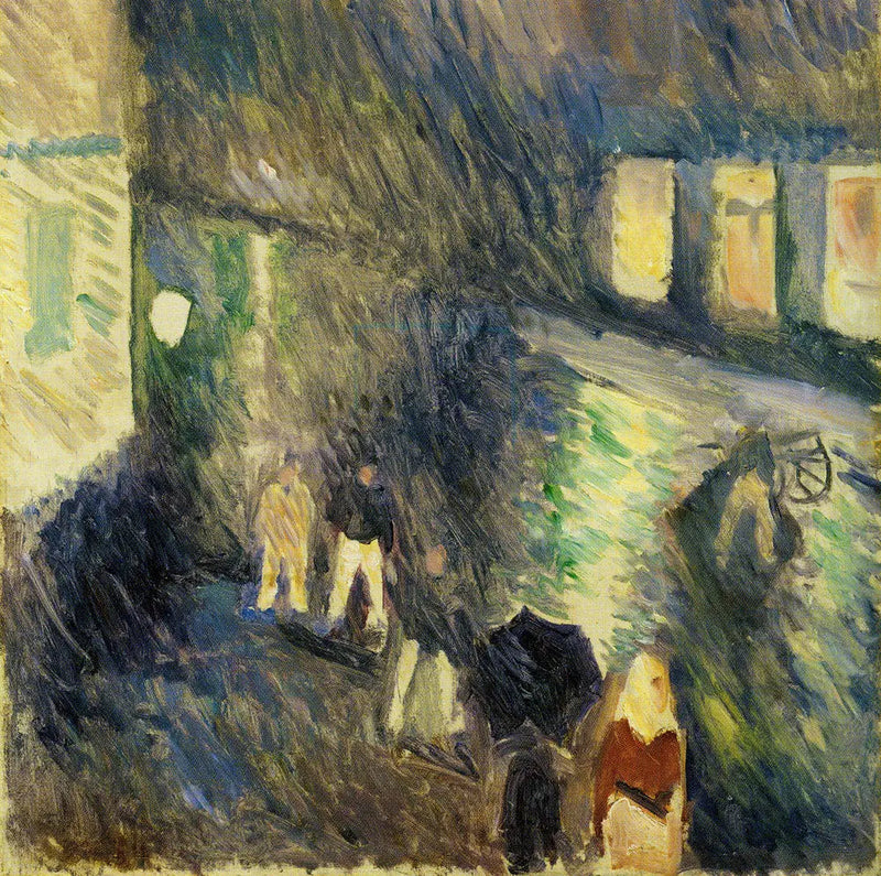 Herbstregen - Edvard Munch