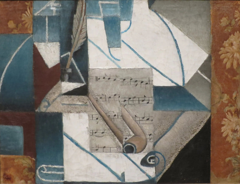 Feder und Pfeife - Juan Gris